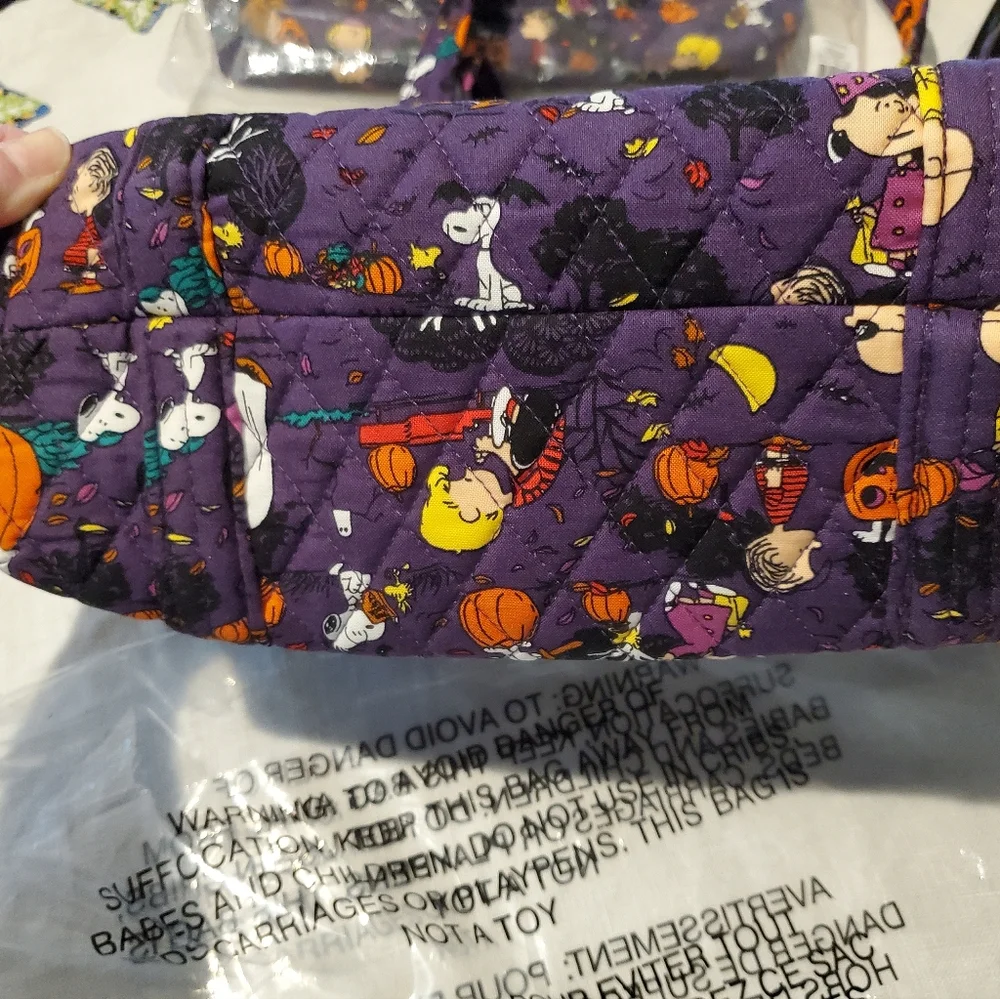 Vera Bradley Peanuts Halloween Tote - Picture 7 of 10